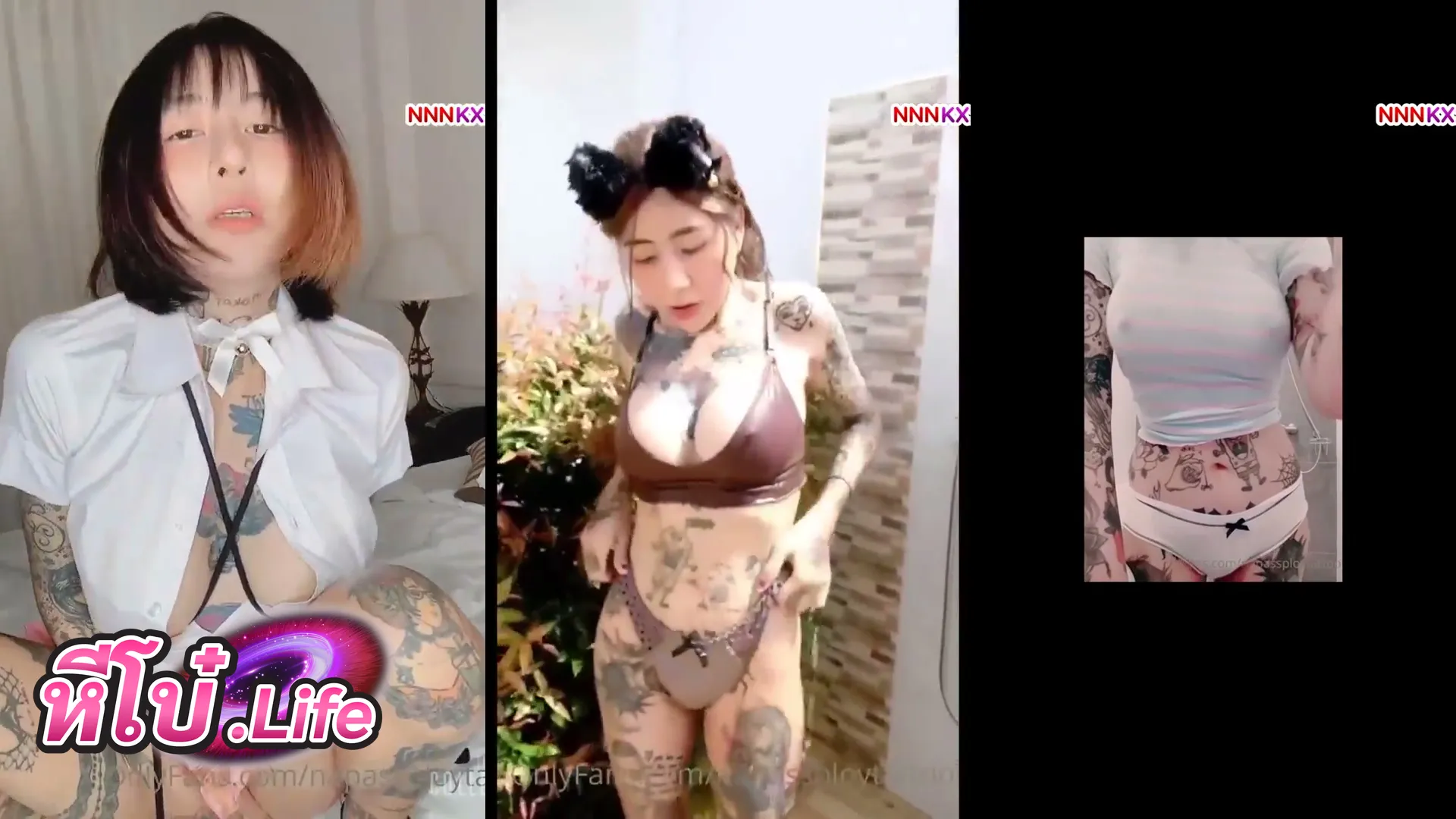 คลิปหลุด คลิปหลุดมาใหม่ คลิปหลุดกลุ่มลับ น้องภัทร apassploytattoo นางฟ้ารอยสักช่วยตัวเองโชว์